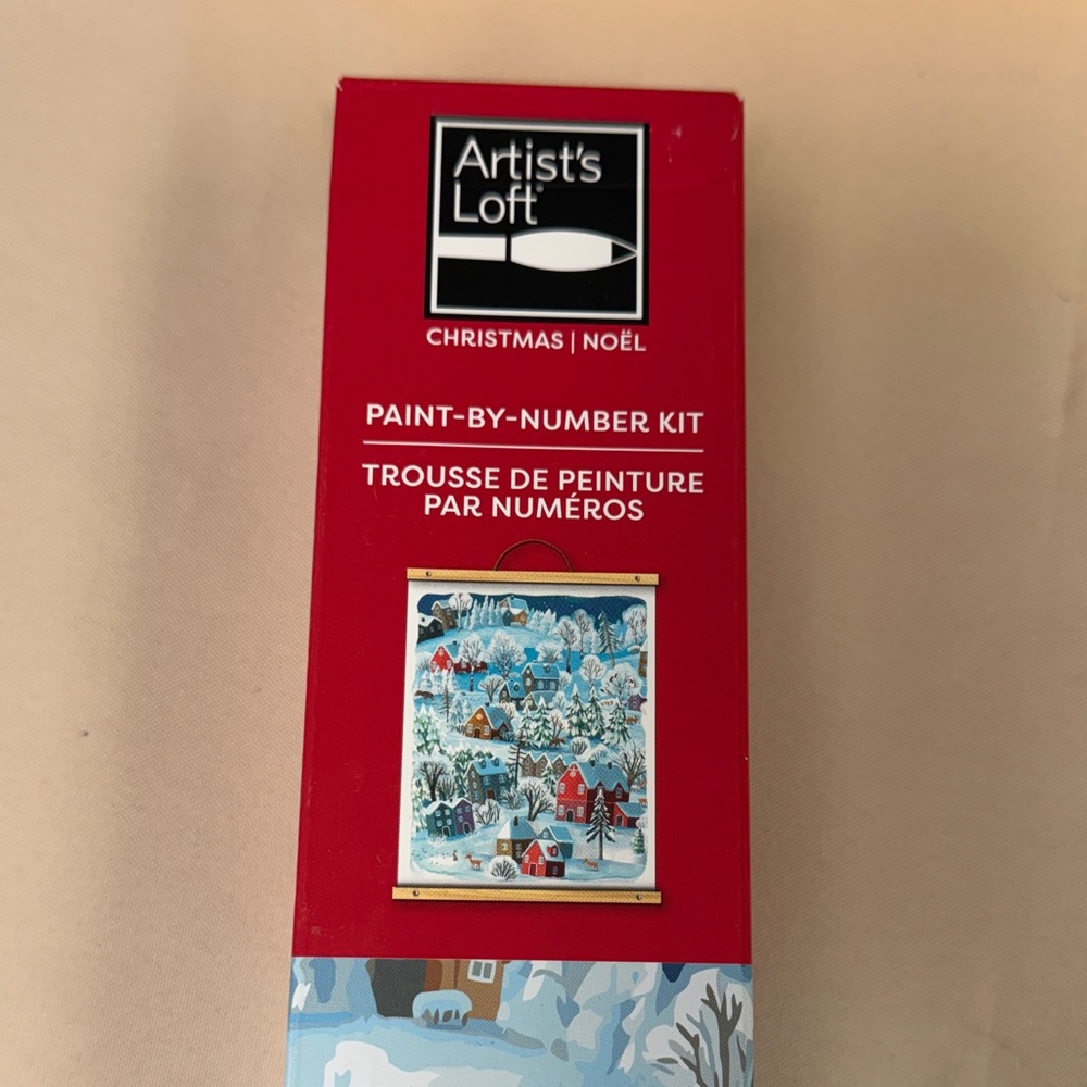 Artist’s Loft Christmas Paint-by-Number Kit community home fi the holidays snow